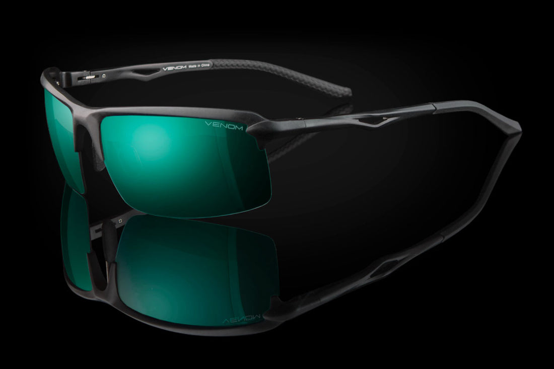 Venom Billet Aluminum Motorcycle Sunglasses - WildSide Eyewear -  MetalSunglasses